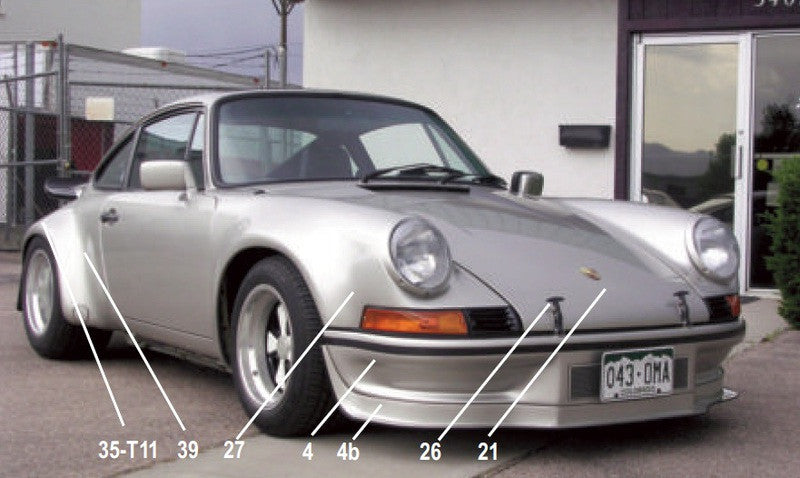 Porsche 911 RSR '73 Type Body Kit ('74-'94 Conversion) - Bexco Automotive