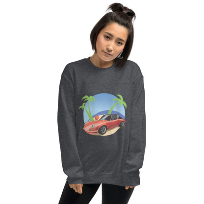 Beach Cruiser Porsche 911 Targa Sweatshirt - Bexco Automotive