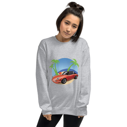 Beach Cruiser Porsche 911 Targa Sweatshirt - Bexco Automotive