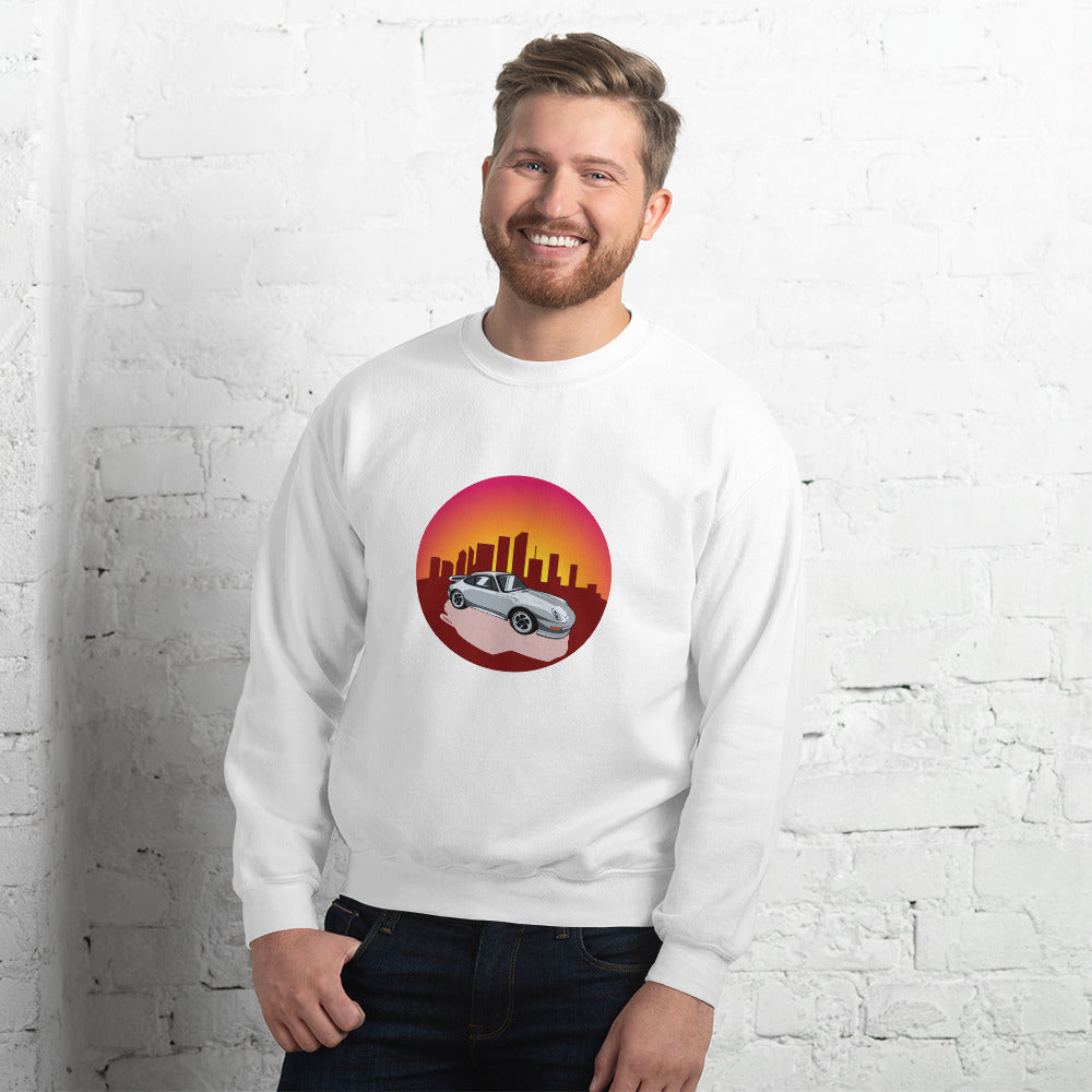 Classic Porsche 993 Inspired Sweatshirt: A Tribute to 90's Sports Car Legend - Bexco Automotive