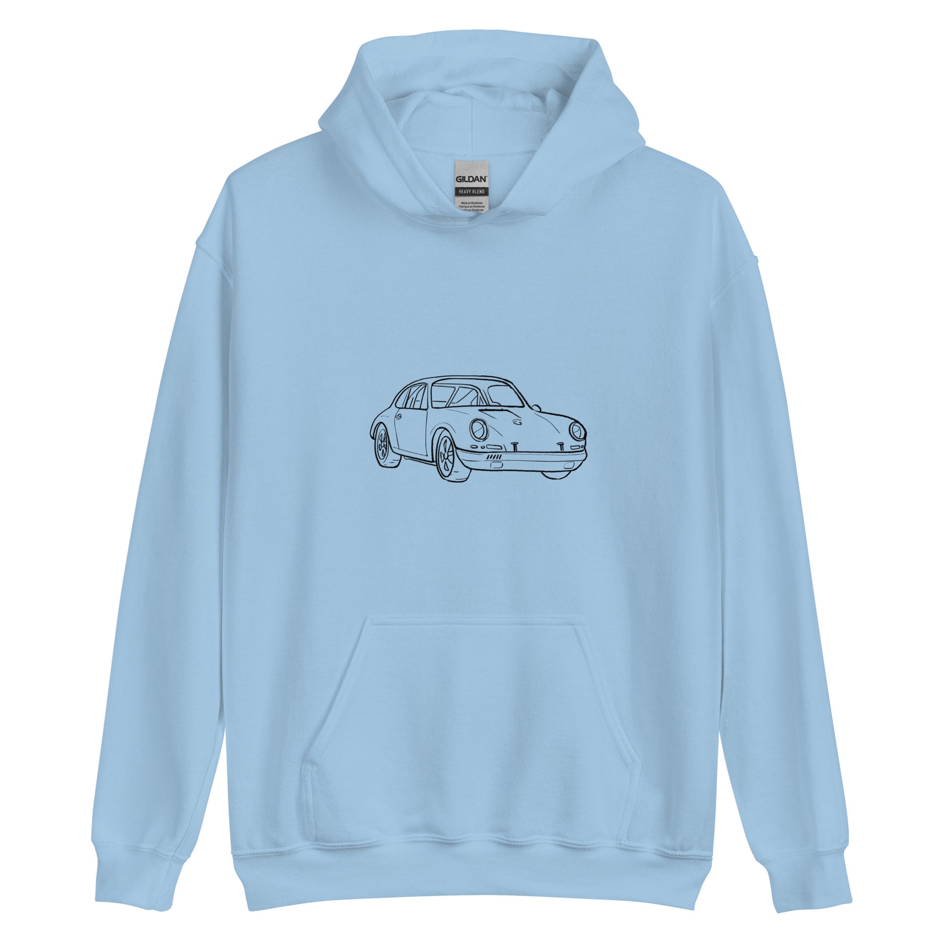 1967 Porsche 911R Hand Drawn Sweatshirt - Bexco Automotive