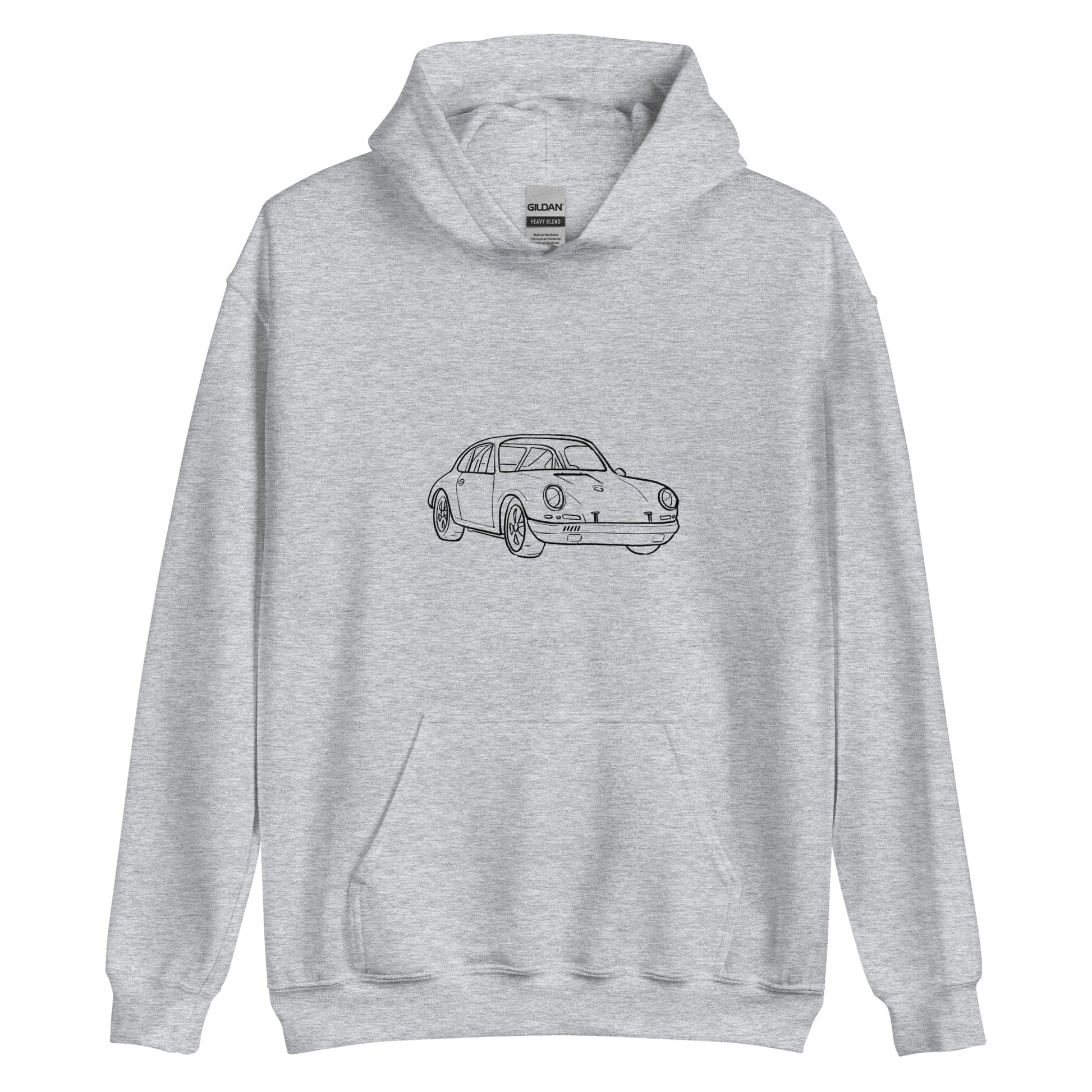 1967 Porsche 911R Hand Drawn Sweatshirt - Bexco Automotive