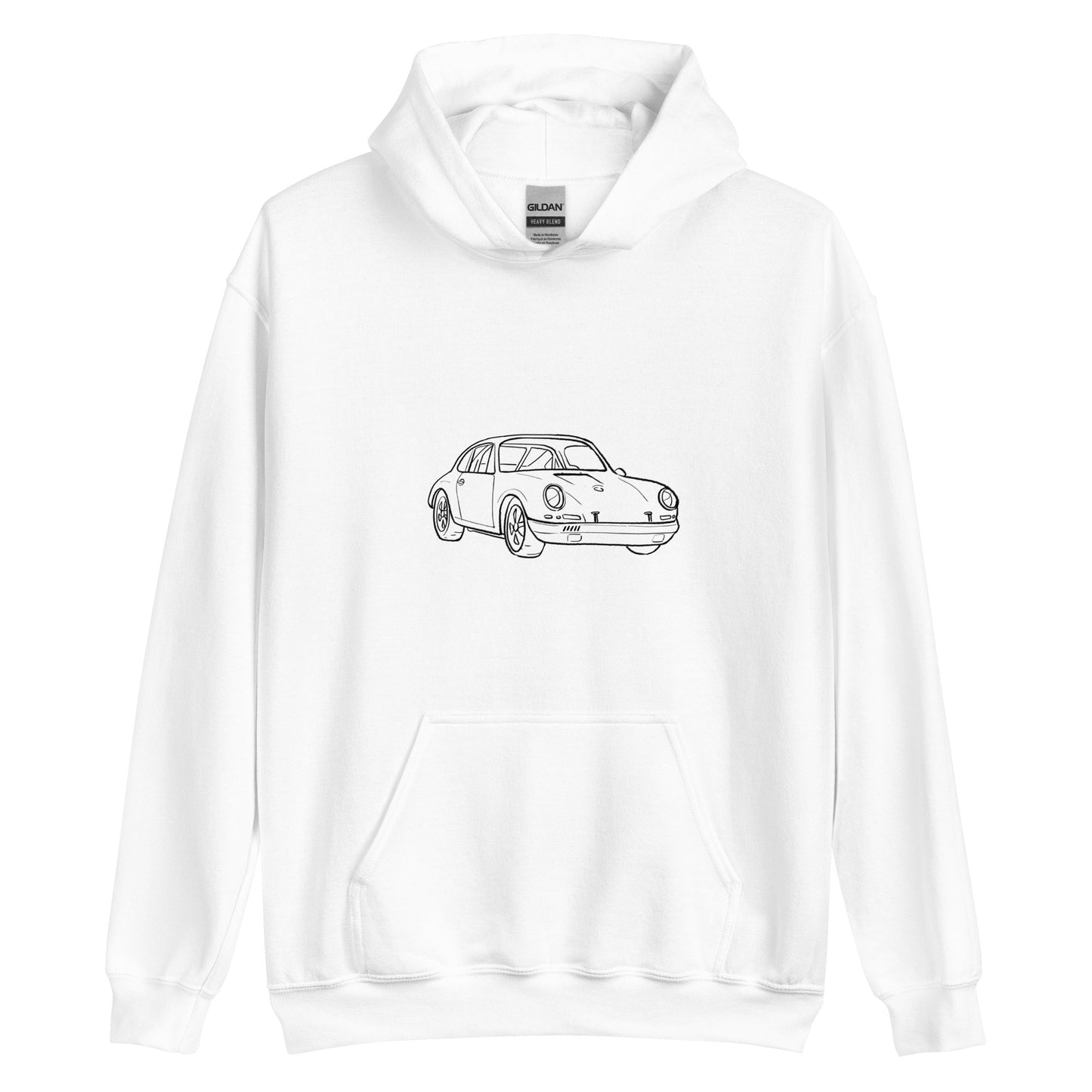 1967 Porsche 911R Hand Drawn Sweatshirt - Bexco Automotive